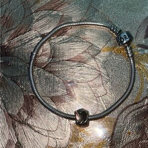 pandora bracelet with a charm